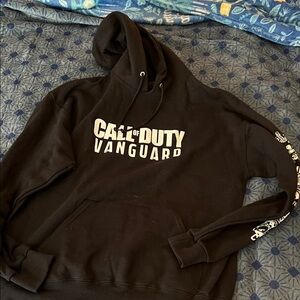 Call of Duty Vanguard Black Hoodie NWOT Lg